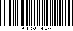 Código de barras (EAN, GTIN, SKU, ISBN): '7909459870475'
