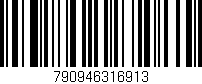 Código de barras (EAN, GTIN, SKU, ISBN): '790946316913'