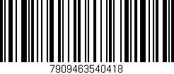 Código de barras (EAN, GTIN, SKU, ISBN): '7909463540418'