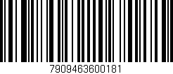 Código de barras (EAN, GTIN, SKU, ISBN): '7909463600181'