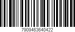 Código de barras (EAN, GTIN, SKU, ISBN): '7909463640422'