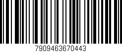 Código de barras (EAN, GTIN, SKU, ISBN): '7909463670443'