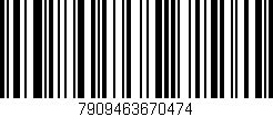 Código de barras (EAN, GTIN, SKU, ISBN): '7909463670474'