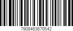 Código de barras (EAN, GTIN, SKU, ISBN): '7909463670542'