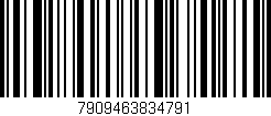 Código de barras (EAN, GTIN, SKU, ISBN): '7909463834791'