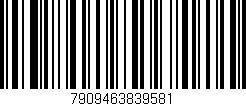 Código de barras (EAN, GTIN, SKU, ISBN): '7909463839581'