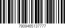 Código de barras (EAN, GTIN, SKU, ISBN): '7909465137777'