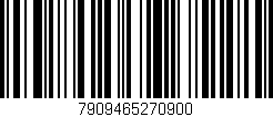 Código de barras (EAN, GTIN, SKU, ISBN): '7909465270900'