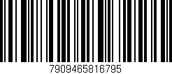 Código de barras (EAN, GTIN, SKU, ISBN): '7909465816795'