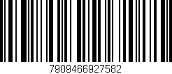 Código de barras (EAN, GTIN, SKU, ISBN): '7909466927582'