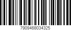 Código de barras (EAN, GTIN, SKU, ISBN): '7909468034325'