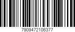 Código de barras (EAN, GTIN, SKU, ISBN): '7909472106377'