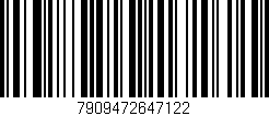 Código de barras (EAN, GTIN, SKU, ISBN): '7909472647122'