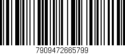 Código de barras (EAN, GTIN, SKU, ISBN): '7909472665799'