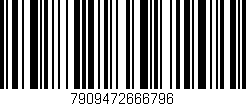 Código de barras (EAN, GTIN, SKU, ISBN): '7909472666796'