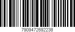 Código de barras (EAN, GTIN, SKU, ISBN): '7909472692238'