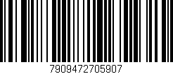 Código de barras (EAN, GTIN, SKU, ISBN): '7909472705907'