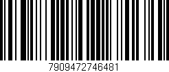 Código de barras (EAN, GTIN, SKU, ISBN): '7909472746481'
