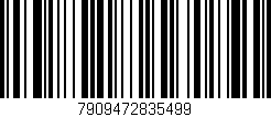 Código de barras (EAN, GTIN, SKU, ISBN): '7909472835499'