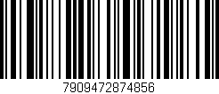 Código de barras (EAN, GTIN, SKU, ISBN): '7909472874856'