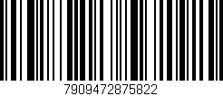 Código de barras (EAN, GTIN, SKU, ISBN): '7909472875822'