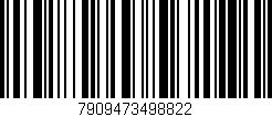 Código de barras (EAN, GTIN, SKU, ISBN): '7909473498822'