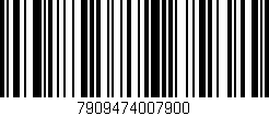 Código de barras (EAN, GTIN, SKU, ISBN): '7909474007900'