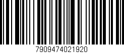 Código de barras (EAN, GTIN, SKU, ISBN): '7909474021920'