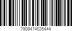 Código de barras (EAN, GTIN, SKU, ISBN): '7909474026444'