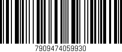 Código de barras (EAN, GTIN, SKU, ISBN): '7909474059930'