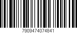 Código de barras (EAN, GTIN, SKU, ISBN): '7909474074841'