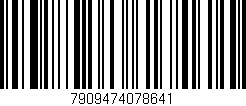 Código de barras (EAN, GTIN, SKU, ISBN): '7909474078641'