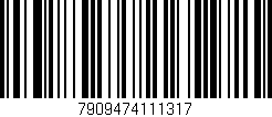 Código de barras (EAN, GTIN, SKU, ISBN): '7909474111317'