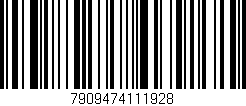 Código de barras (EAN, GTIN, SKU, ISBN): '7909474111928'