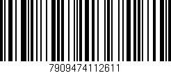Código de barras (EAN, GTIN, SKU, ISBN): '7909474112611'