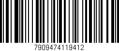 Código de barras (EAN, GTIN, SKU, ISBN): '7909474119412'