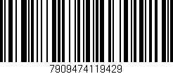 Código de barras (EAN, GTIN, SKU, ISBN): '7909474119429'