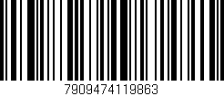 Código de barras (EAN, GTIN, SKU, ISBN): '7909474119863'