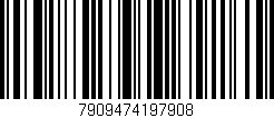 Código de barras (EAN, GTIN, SKU, ISBN): '7909474197908'