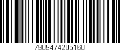 Código de barras (EAN, GTIN, SKU, ISBN): '7909474205160'