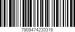 Código de barras (EAN, GTIN, SKU, ISBN): '7909474233316'