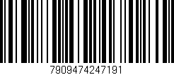 Código de barras (EAN, GTIN, SKU, ISBN): '7909474247191'