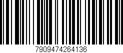 Código de barras (EAN, GTIN, SKU, ISBN): '7909474264136'