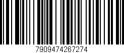 Código de barras (EAN, GTIN, SKU, ISBN): '7909474267274'