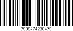 Código de barras (EAN, GTIN, SKU, ISBN): '7909474268479'