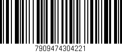 Código de barras (EAN, GTIN, SKU, ISBN): '7909474304221'