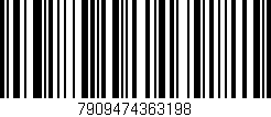 Código de barras (EAN, GTIN, SKU, ISBN): '7909474363198'