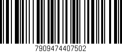 Código de barras (EAN, GTIN, SKU, ISBN): '7909474407502'