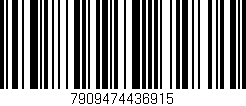 Código de barras (EAN, GTIN, SKU, ISBN): '7909474436915'