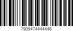 Código de barras (EAN, GTIN, SKU, ISBN): '7909474444446'